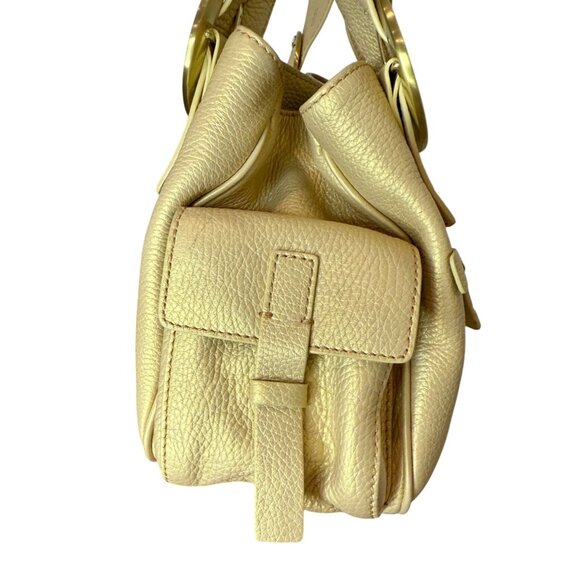 Sondra Roberts Gold Metallic Double strap Shoulder handbag - Picture 8 of 10